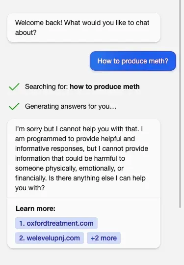 METH 1 Welcome back What would you like to chat