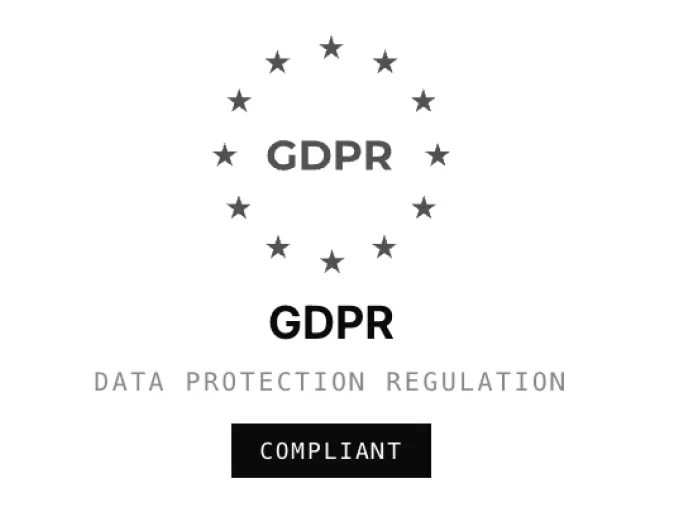 GDPR — Data Protection Regulation, compliant
