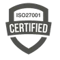 ISO 27001 certified badge