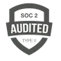 SOC 2 Type II audited badge