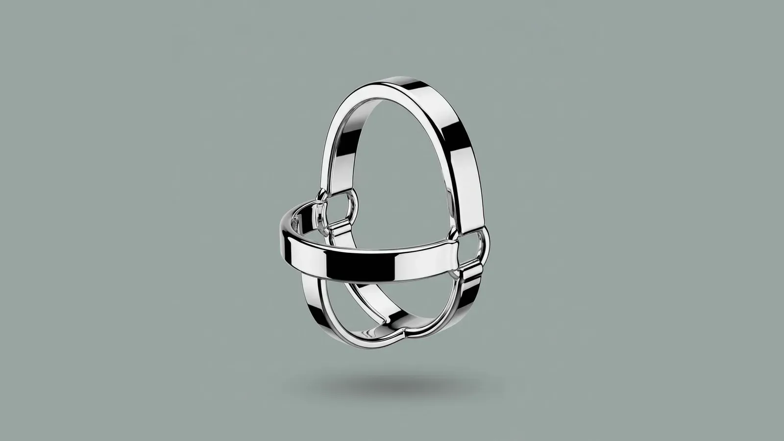 A polished chrome harness, illustrating the abstract concept of AI Agent Harness