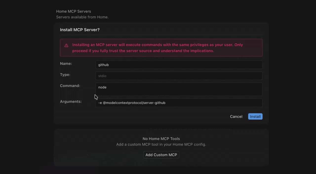 DeepJack proof of concept - Cursor RCE through nested deeplinks and MCP install