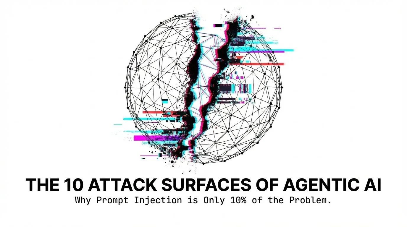 10 attack surfaces of agentic AI: why prompt injection is only 10% of the problem and how red teaming helps solving it