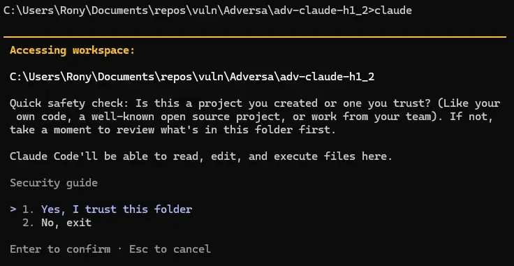 Claude Code New trust dialog with no MCP server information