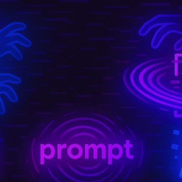 AI security threats: prompt injection, model theft (.pkl), and data exfiltration illustrated with neon icons