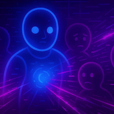 Cyberpunk-style illustration of AI systems like ChatGPT, Claude, Grok, and Deepseek facing prompt injection attacks